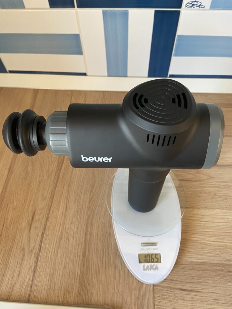 Beurer MG 180 – Pistolet do Masażu z 6 Końcówkami i 4 Poziomami Intensywności